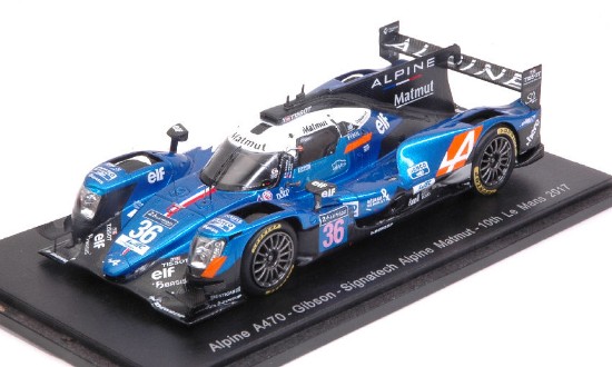 Immagine di ALPINE A470 GIBSON N.36 11th LM 2017 RUMAS-MENEZES-RAO 1:43