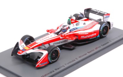 Immagine di MAHINDRA RACING F.ROSENQVIST 2017 N.19 WINNER Rd7 BERLIN FORMULA E 1:43