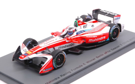 Immagine di MAHINDRA RACING F.ROSENQVIST 2017 N.19 WINNER Rd7 BERLIN FORMULA E 1:43