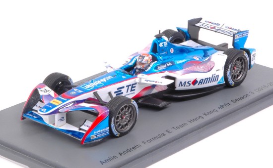 Immagine di AMLIN ANDRETTI A.F.DA COSTA 2016 N.28 Rd1 HONG KONG FORMULA "E" 1:43