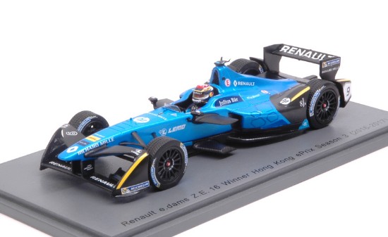 Immagine di RENAULT e.dams S.BUEMI 2017 N.9 WINNER Rd1 HONG KONG FORMULA "E" 1:43