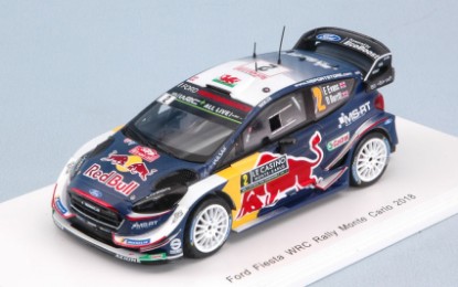 Immagine di FORD FIESTA WRC N.2 6th MONTE CARLO 2018 E.EVANS-D.BARRIT 1:43
