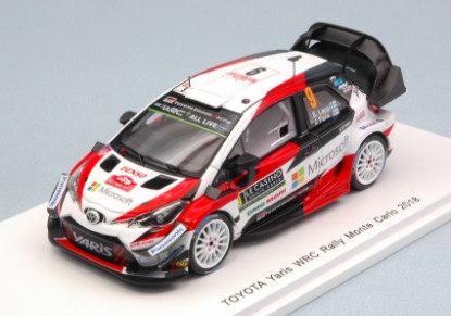 Immagine di TOYOTA YARIS WRC N.9 7th MONTE CARLO 2018 E.LAPPI-J.FERM 1:43