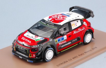 Immagine di CITROEN C3 WRC N.11 5th RALLY GUANAJUATO MEXICO 2018 S.LOEB-D.ELENA 1:43