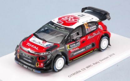 Immagine di CITROEN C3 WRC N.12 6th SWEDEN RALLY 2018 M.OSTBERG-T.EIKSEN 1:43