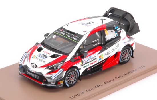 Immagine di TOYOTA YARIS WRC N.8 WINNER ARGENTINA 2018 O.TANAK-M.JARVEOJA 1:43