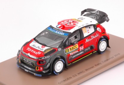 Immagine di CITROEN C3 N.10 WINNER CATALUNYA 2018 S.LOEB-D.ELENA 1:43