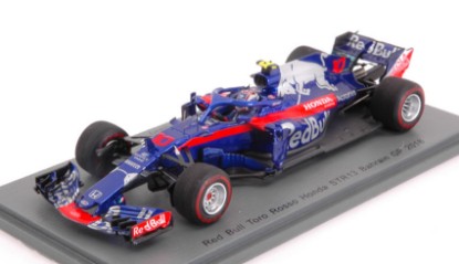 Immagine di TORO ROSSO STR13 P.GASLY 2018 N.10 4th BAHREIN GP 1:43