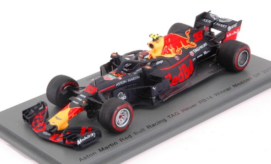 Immagine di RED BULL M.VERSTAPPEN 2018 N.33 WINNER MEXICAN GP 1:43