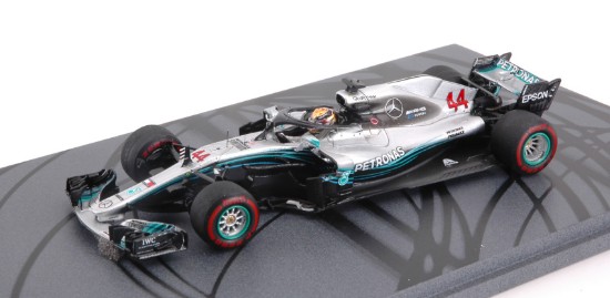 Immagine di MERCEDES L.HAMILTON 2018 N.44 WINNER ABU DHABI GP SPECIAL PACKAGE 1:43