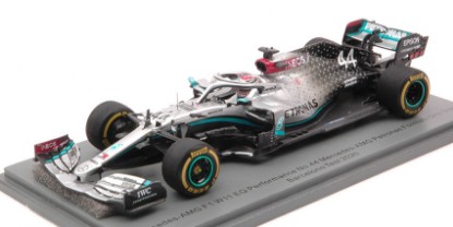 Immagine di MERCEDES F1 W11 LEWIS HAMILTON 2020 N.44 BARCELONA TEST 1:43