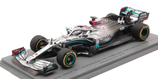 Immagine di MERCEDES F1 W11 LEWIS HAMILTON 2020 N.44 BARCELONA TEST 1:43