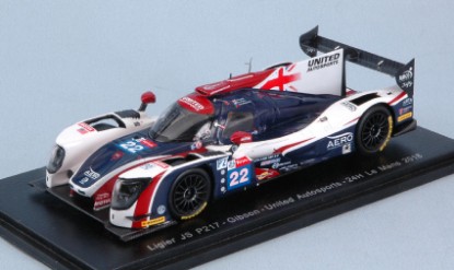 Immagine di LIGIER JS P217 N.22 DNF LM 2018 P.HANSON-F.ALBUQUERQUE-P.DI RESTA 1:43