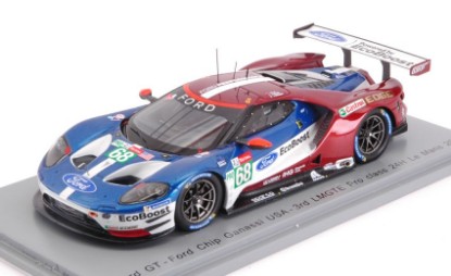 Immagine di FORD GT N.68 17th (3rd CLASS) LM 2018 J.HAND-D.MULLER-S.BOURDAIS 1:43
