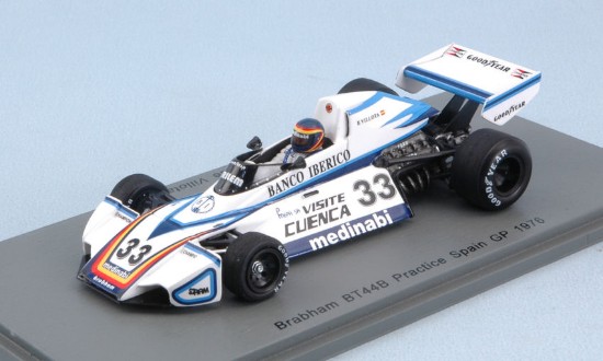 Immagine di BRABHAM BT42 N.33 EMILIO DE VILLOTA 1976 PRACTICE SPANISH GP 1:43