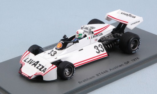 Immagine di BRABHAM BT44B LELLA LOMBARDI 1976 N.33 12th AUSTRIAN GP 1:43