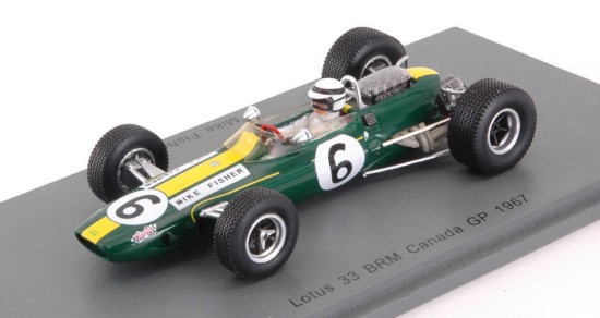 Immagine di LOTUS 33 M.FISHER 1967 N.6 11th CANADIAN GP 1:43