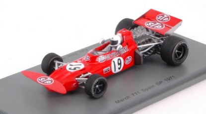 Immagine di MARCH 711 ALEX SOLER-ROIG 1971 N.19 DNF SPANISH GP 1:43