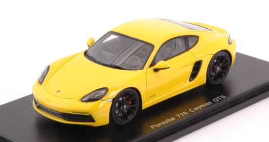 Immagine di PORSCHE 718 CAYMAN GTS 2018 YELLOW 1:43