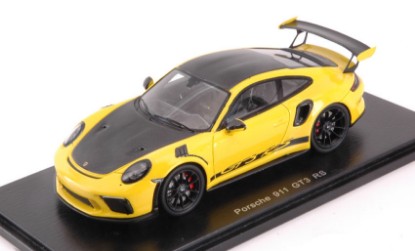 Immagine di PORSCHE 911 GT3 RS WEISSACH PACKAGE 2018 YELLOW/BLACK 1:43
