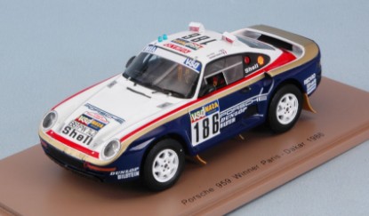 Immagine di PORSCHE 959 N.186 WINNER PARIS DAKAR 1986 R.METGE-D.LEMOINE 1:43