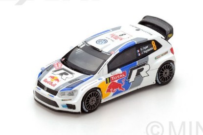 Immagine di VW POLO R WRC N.8 2nd MONTE CARLO 2013 S.OGIER-J.INGRASSIA 1:87