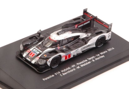 Immagine di PORSCHE 919 HYBRID N.1 13th LM 2016 T.BERNHARD-M.WEBBER-B.HARTLEY 1:87