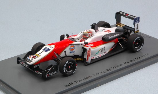 Immagine di DALLARA F3 LANCE STROLL 2015 N.3 8th MACAU GP 1:43 (LIM.300)