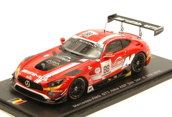 Immagine di MERCEDES GT3 N.88 2nd 24 H SPA 2016 VAUTIER-ROSENQVIST-V.D.ZANDE 1:43