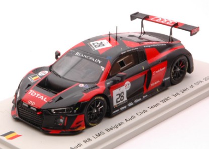 Immagine di AUDI R8 N.28 3rd 24 H SPA 2016 L.VANTHOOR-R.RAST-N.MULLER 1:43