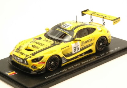 Immagine di MERCEDES GT3 N.86 5th 24 H SPA 2016 JAGER-PAFFET-GOTZ 1:43