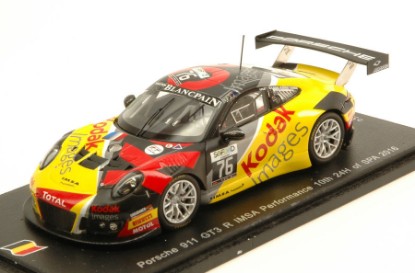 Immagine di PORSCHE 911 GT3 N.76 10th 24 H SPA 2016 PILET-JOUSSE-NARAC-CORNAC 1:43