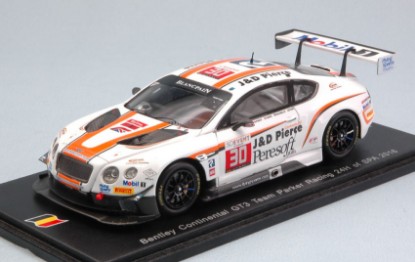 Immagine di BENTLEY CONTINENTAL GT3 N.30 54th 24 H SPA 2016 PIERCE-HARRIS-PEREL 1:43