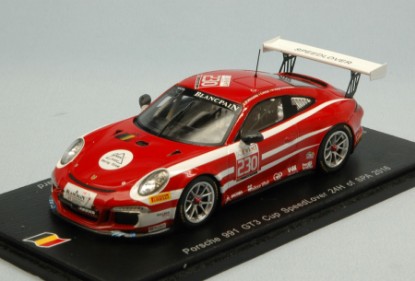 Immagine di PORSCHE 991 GT3 N.230 48th 24 H SPA 2016 MEULDERS-PAISSE-PIERRE 1:43