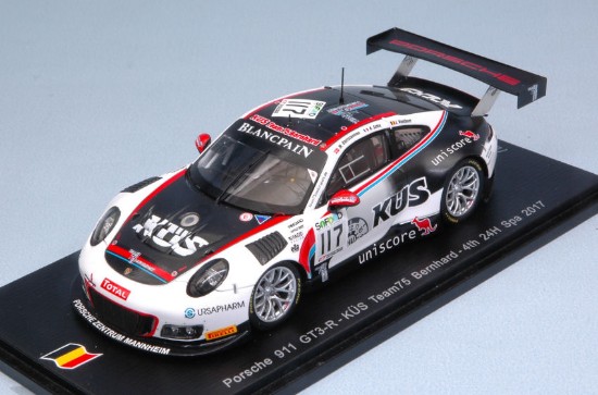 Immagine di PORSCHE 911 GT3 R N.117 4th 24H SPA 2017 ESTRE-CHRISTENSEN-VANTHOOR 1:43