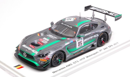 Immagine di MERCEDES GT3 N.85 7th 24H SPA 2017 SANDSTROM-SCHILLER-BAUMANN 1:43