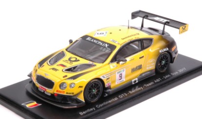 Immagine di BENTLEY CONTINENTAL GT3 N.9 NC 24H SPA 2017 JONS-PEPPER-VERDONCK 1:43