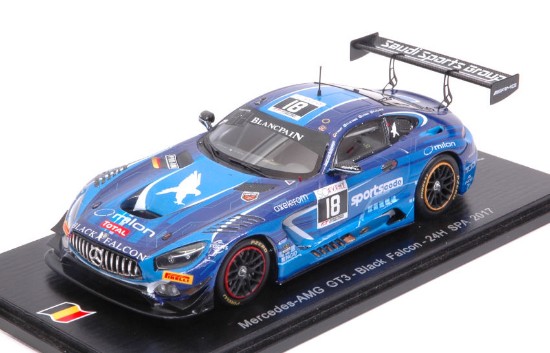 Immagine di MERCEDES GT3 N.18 NC 24H SPA 2017 AL FAISAL-HAUPT-PIANA-V.DER ZANDE 1:43