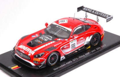 Immagine di MERCEDES GT3 N.88 NC 24H SPA 2017 SERRALLES-JUNCADELLA-VAUTIER 1:43