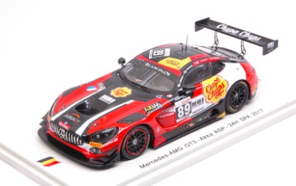 Immagine di MERCEDES GT3 N.89 NC 24H SPA 2017 PERFETTI-FONTANA-BADEY-BASTIAN 1:43