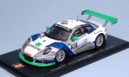 Immagine di PORSCHE 911 GT3 R N.911 NC 24H SPA 2017 HARING-A.RENAUER-R.RENAUER-LIEB