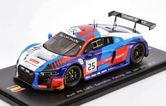 Immagine di AUDI R8 N.25 4th 24 H SPA 2018 M.WINKELHOCK-F.VERVISCH-C.HAASE 1:43