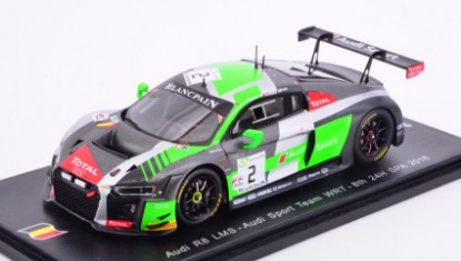 Immagine di AUDI R8 N.2 8th 24 H SPA 2018 R.RAST-N.MULLER-R.FRIJNS 1:43