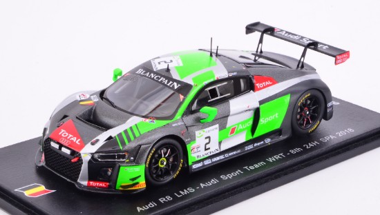 Immagine di AUDI R8 N.2 8th 24 H SPA 2018 R.RAST-N.MULLER-R.FRIJNS 1:43