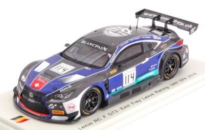 Immagine di LEXUS RC F GT3 N.114 24 H SPA 2018 N.SIEDLER-S.ORTELLI-M.PALTTALA 1:43
