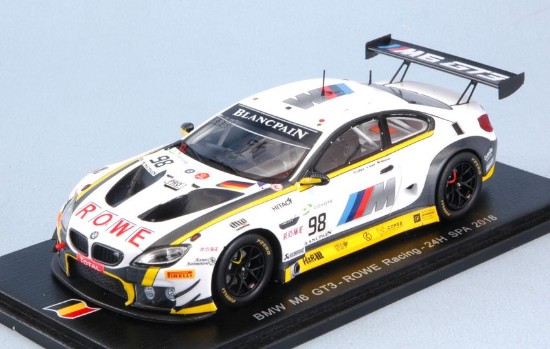 Immagine di BMW M6 GT3 N.98 24 H SPA 2018 R.COLLARD-M.WITTMANN-J.KROHN 1:43
