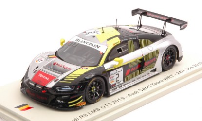 Immagine di AUDI R8 GT3 N.2 24 H SPA 2019 VANTHOOR-RIBERAS-STIPPLER 1:43