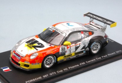 Immagine di PORSCHE 997 GT3 N.88 CARRERA CUP PAUL RICARD 2013 H.HASSID 1:43