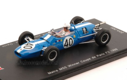Immagine di MATRA MS5 J-SERVOZ GAVIN 1966 N.40 WINNER COUPE DE PARIS F3 1:43