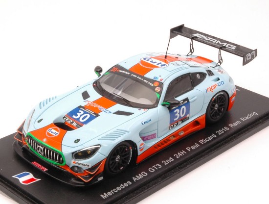 Immagine di MERCEDES GT3 N.30 2nd 24 H P.AUL RICARD 2016 HALL-GOETHE-BROWN-CAMP.1:43